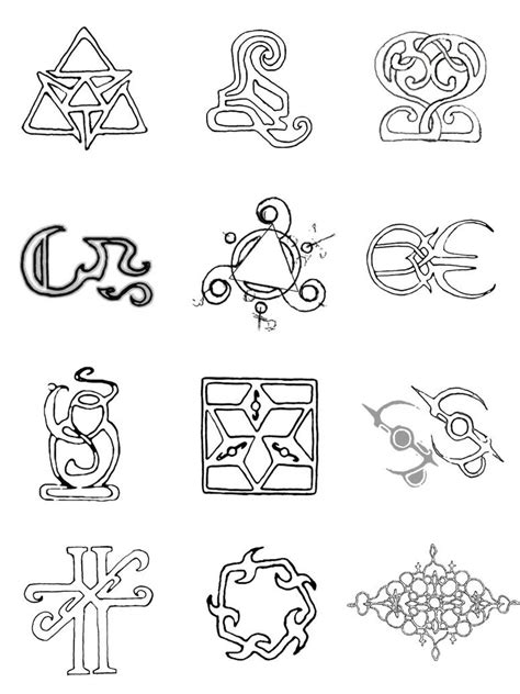 Zodiac Glyphs By Chokechoke15 On Deviantart