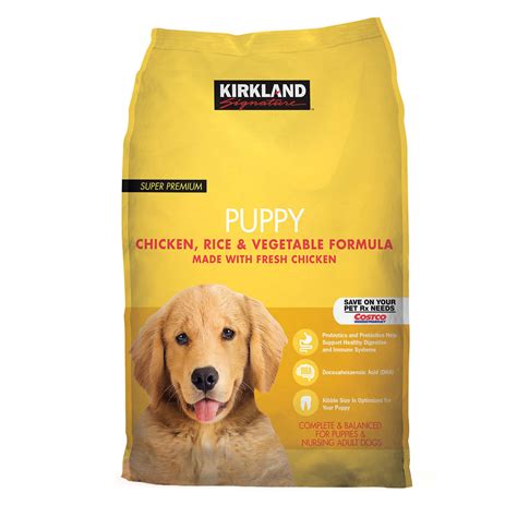 Kirkland puppy food feeding guide dog food recipes. Kirkland Signature Super Premium Chicken Rice & Vegetable ...