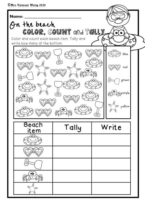 Tally Chart Worksheets Worksheets Library