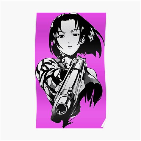 Anime Girl With Gun Poster By Takinchi Redbubble