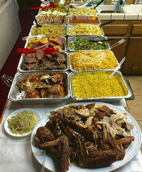 Need ideas for christmas dinner? Pin by Sharah on Soul Food 4 The Soul | Party food buffet ...