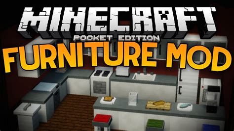 Now more than 60 types of weapons will be available in your game: pocket-furniture-mod-mcpe-image