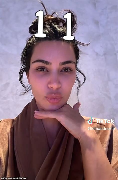 kim kardashian laughs at a facial age quiz on tiktok that reveals how old she really looks