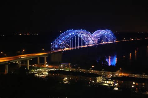 The Bridge Looking Pretty As Ever Last Night Rmemphis