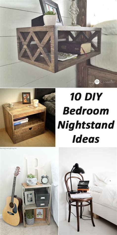 10 Diy Bedroom Nightstand Ideas