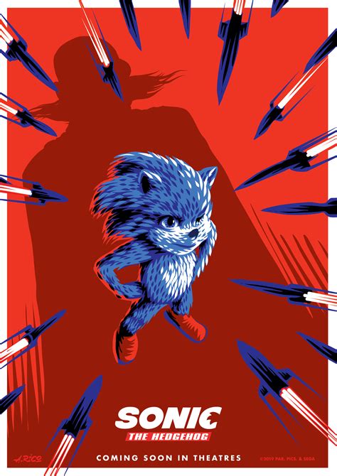 Sonic The Hedgehog Official Alternative Movie Poster On Behance