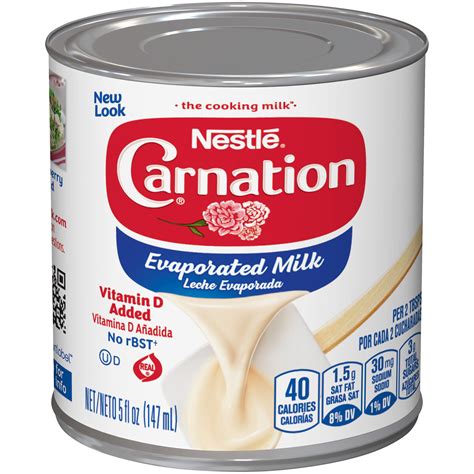 6 Pack Nestle Carnation Vitamin D Added Evaporated Milk 5 Fl Oz Can