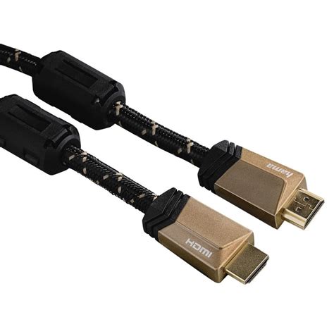 Hdmi Ethernet High Speed Kabel Premium 4k 15m Sort Hama