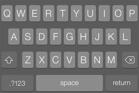 Download Ios Keyboard Png Iphone Onscreen Keyboard Full Size Png