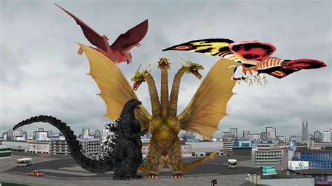 Ghidorah The Three Headed Monster Mmd Poster By Asylusgoji91 On Deviantart
