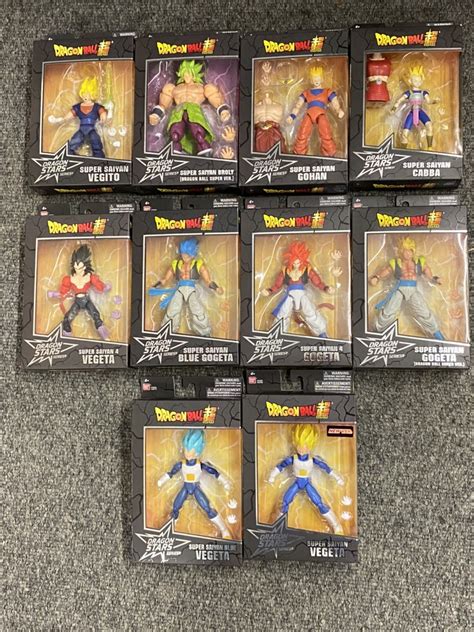 10 Dragon Ball Z Super Saiyan Figures Vegetta Gogeta Cabba