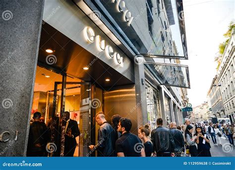 Milan Italy September 24 2017 Gucci Store In Milan Fashio