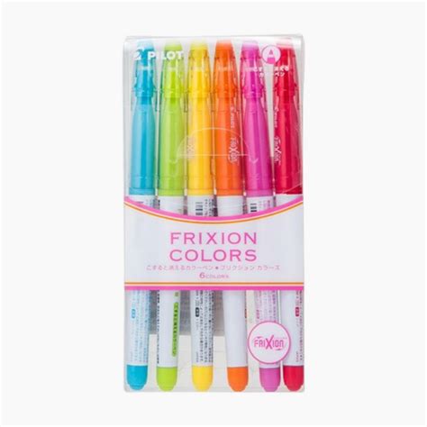 Pilot Frixion Colors Erasable Marker Bright Colors Kawaii Pen Shop