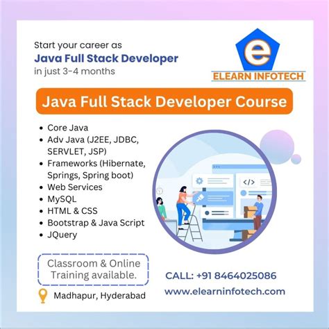 Elearn Infotech Offers Java Training In Hyderabad By Industry Experts