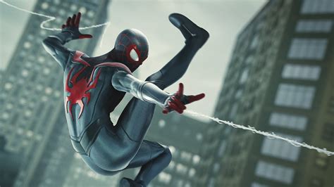 Marvels Spider Man Miles Morales Swinging Youtube