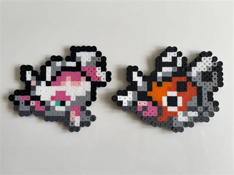 Goldeen Evolution Pokémon Perler Fuse Bead Pixel Art Sprite Etsy