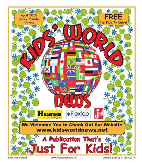 Barry Kids World News April 2015 By Kids World News Issuu