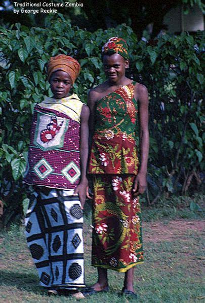 Zambia Traditional Costume Traditional Outfits Traditional Dresses