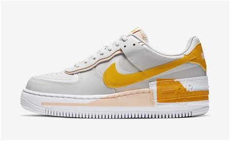 The pristine leather sneakers have captured t. Nike Air Force 1 Shadow Vast Grey/Pollen Rise-Washed Coral ...