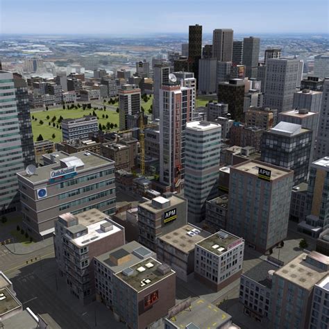 3d City Building Details Model
