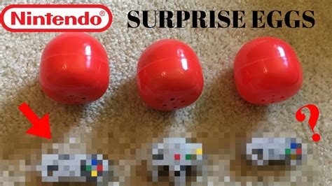 Nintendo Surprise Egg Unboxing Classic Game Console Controllers Toys