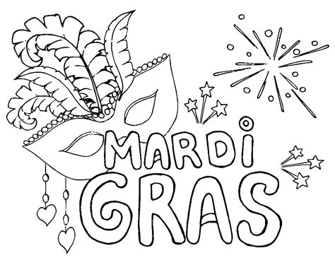 Mardi Gras Coloring Pages Coloring Pages For Kids And Adults