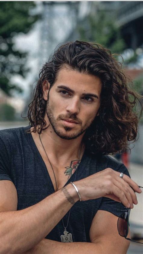 Consider the chin the longer your face is, the shorter your chin hair should be. Enrico Ravenna | Guy haircuts long, Long hair styles men ...