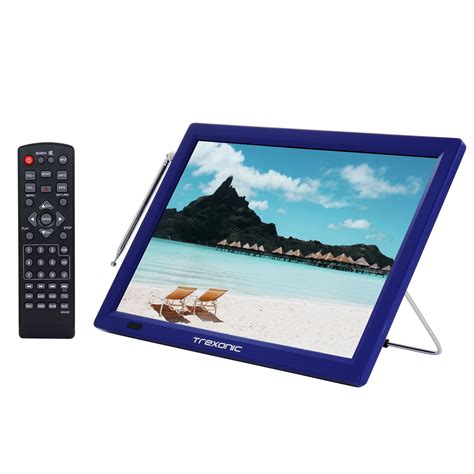 Trexonic Portable Rechargeable 14 Inch Led Tv With Hdmi Sdmmc Usb