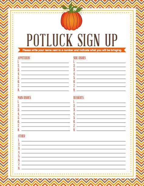 7 Best Potluck Sign Up Sheet Ideas Potluck Sign Up Sheets