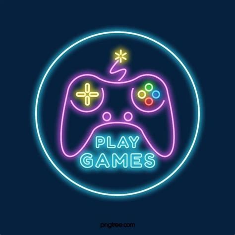 Placa De Videogame De Efeito Neon Placa Jogos Sala De