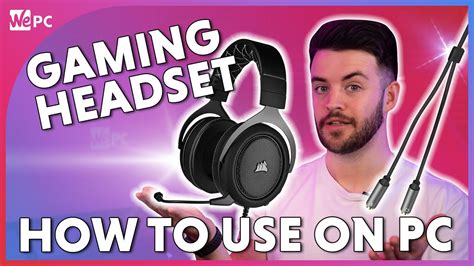 How To Get Microphone And Sound From Single 35mm Headsets Use Gaming