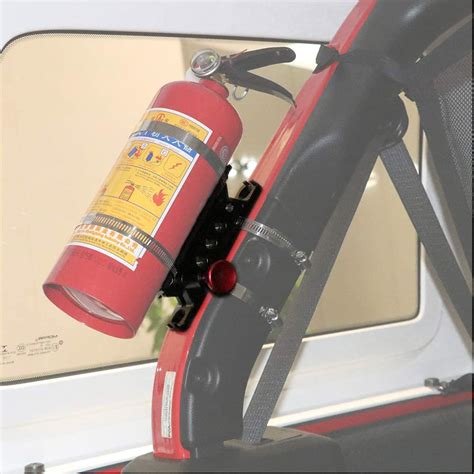 Buy Bestaoo Adjustable Roll Bar Fire Extinguisher Mount Holder For Jeep