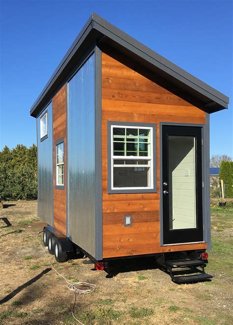 Modern Rustic Tiny Home In Bellingham Tiny House Town