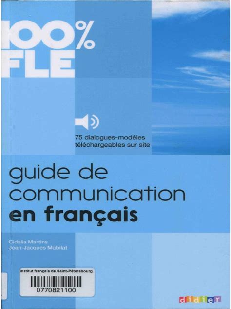 Guide De Communication En Fran 231 Ais A1 B2 Compressed Pdf