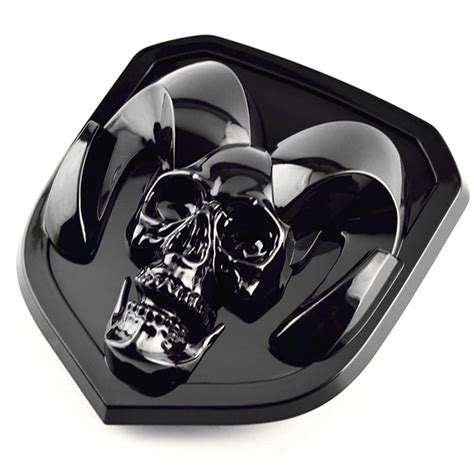 Buy Dodge Ram 1500 Black Emblems Accessories Skull Stickers Hemi