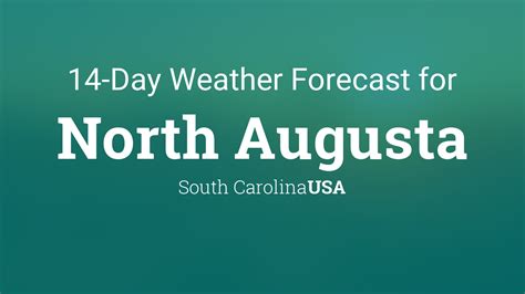 North Augusta South Carolina Usa 14 Day Weather Forecast