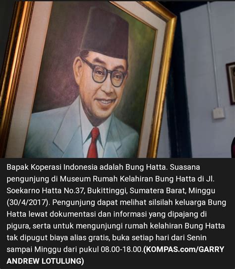 Mengenal Bapak Koperasi Indonesia Dan Sejarah Lengkapnya Gresiknews