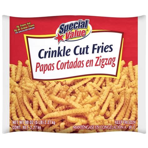 Special Value Crinkle Cut French Fries 80 Oz Instacart