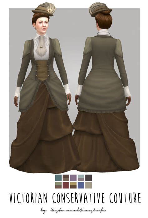 History Lovers Simblr Ts4 Victorian Conservative Couture Info
