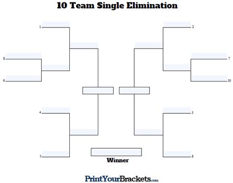 Download 16 Team Single Elimination Bracket Gantt Chart Excel Template