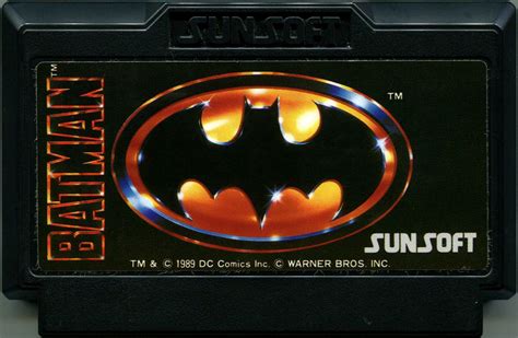 Batman The Video Game 1989 Nes Box Cover Art Mobygames