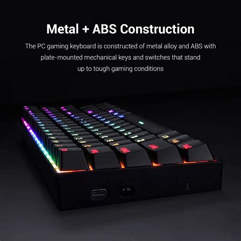 Buy Redragon Wireless Mechanical Gaming Keyboard 60 Compact 70 Key