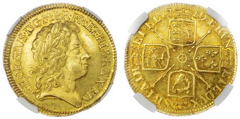 George I 1714 27 Guinea 1719 Ngc Ms63 Rare Baldwins