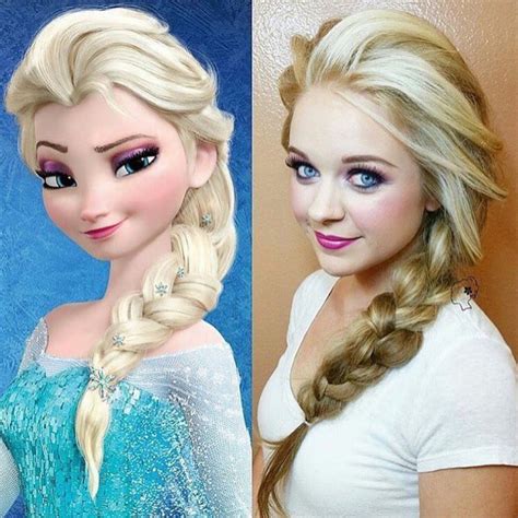 Frozen Hair Style Elsa Hair Frozen Hair Hair Styles