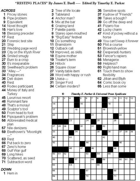 The crosswords #4 through #7 are usually slightly easier than the first three, although difficulty is always subjective! Free Printable Crosswords Medium Difficulty : Free Printable Crossword Puzzles Medium Difficulty ...