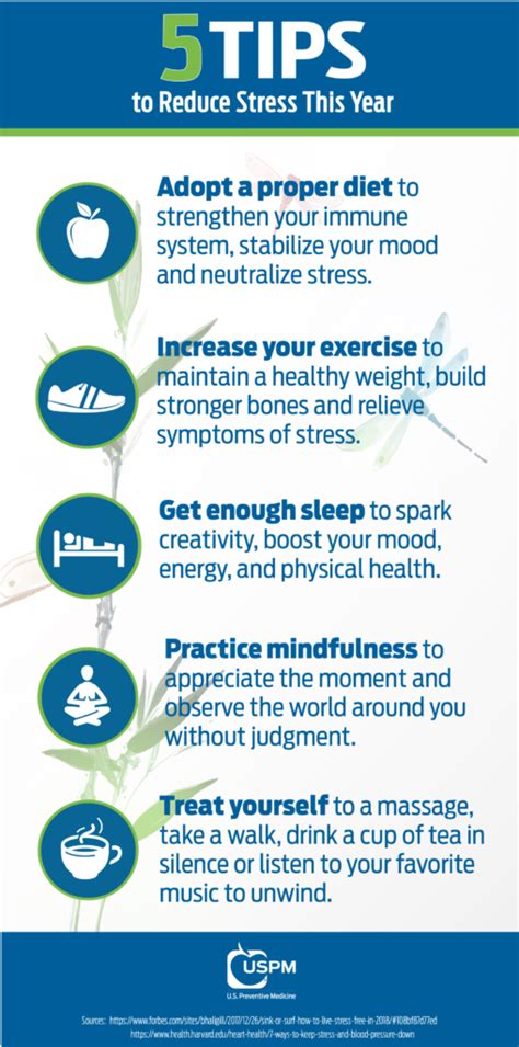Unless you're entering an environment which you know from past experience causes you stress, it's hard to know when something stressful will happen. 5 Tips to Reduce Stress This Year | U.S. Preventive ...