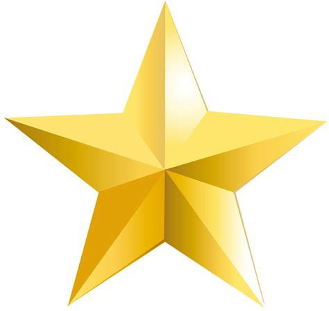 Gold Star Png Image For Free Download