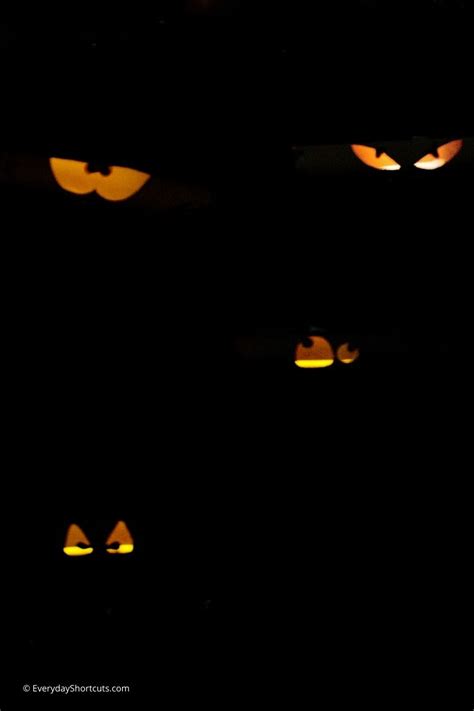 How To Make Glowing Eyes For Halloween Gails Blog