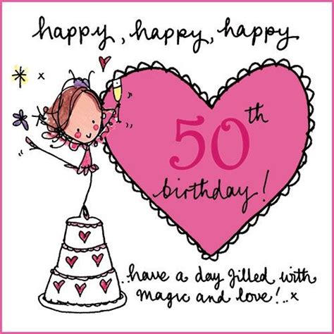 Happy Happy Happy 50th Birthday 50th Birthday Greetings 50th