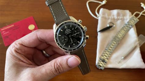 Omega Speedmaster 38 Co Axial Chronograph 38mm Youtube